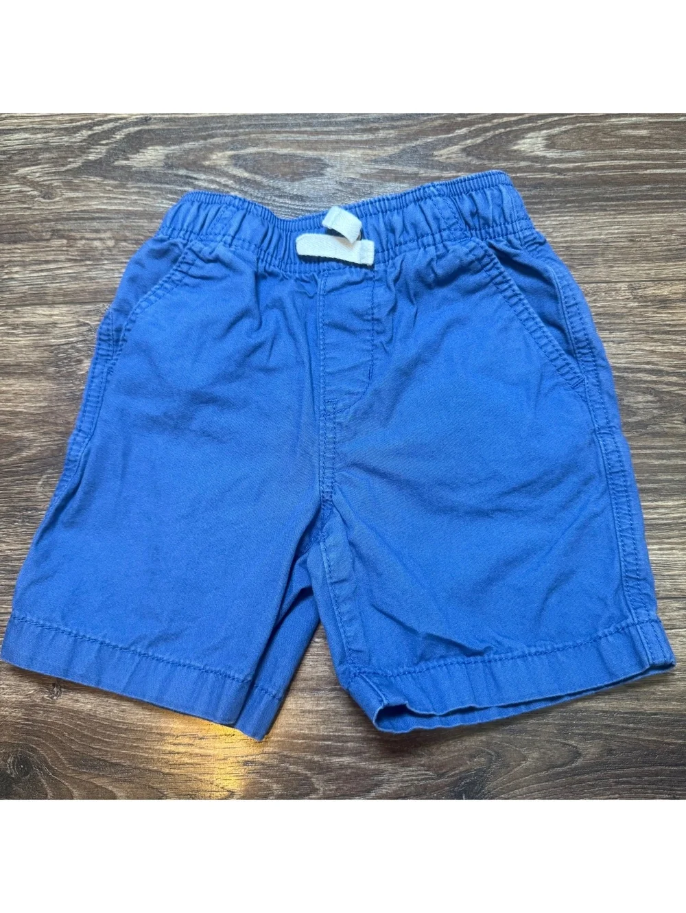 Hanna Andersson bright blue pull-on shorts
